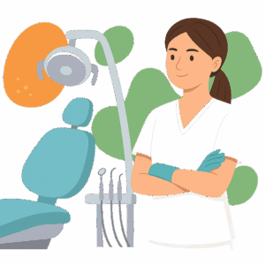 stażystka higienistka