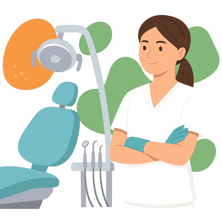 stażystka higienistka